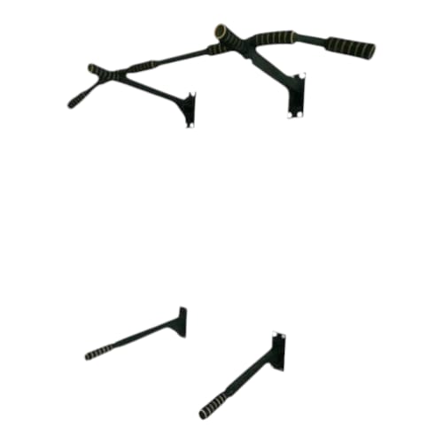 Barre fixe murale + Dips paralléle manette jaune et noir