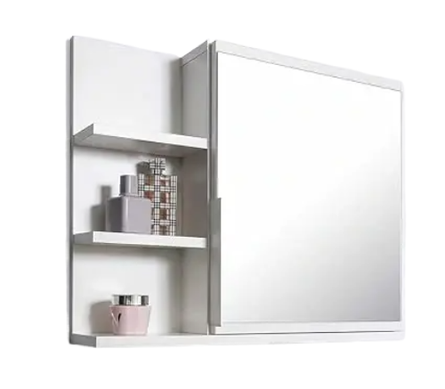 Armoire de Salle de Bain avec Miroir et étagères model 3